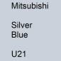 Preview: Mitsubishi, Silver Blue, U21.